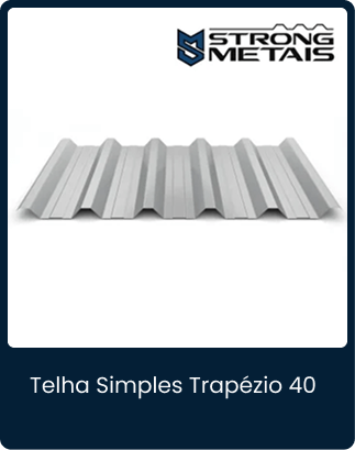 Telha Simples Trapézio 40